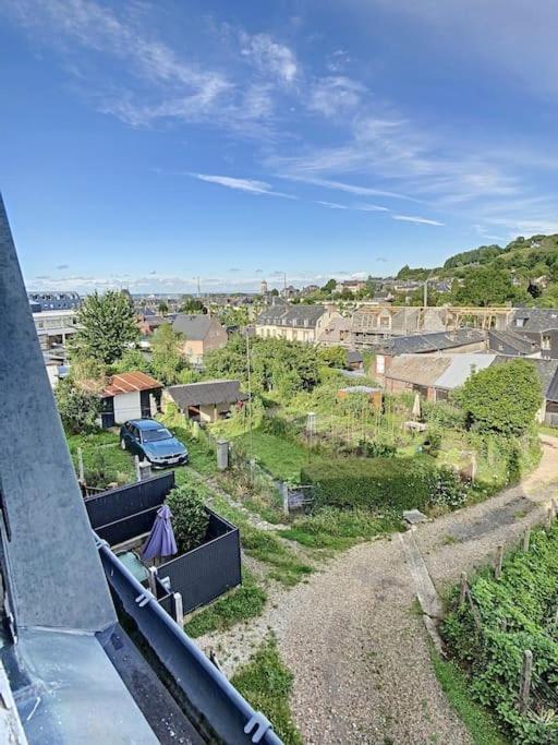 Les Mouettes. Appart Honfleur 4 Personnes Vue Pont De Normandie Exterior photo
